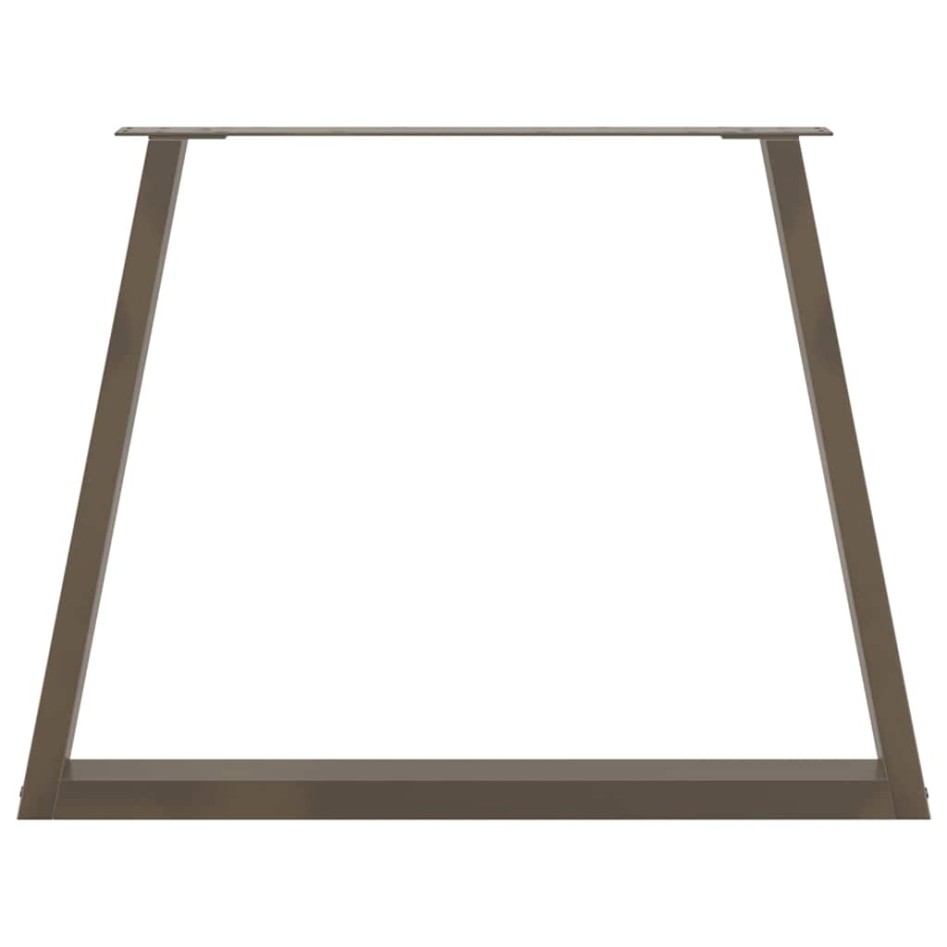 Patas para mesa de comedor en forma de V 2 uds acero