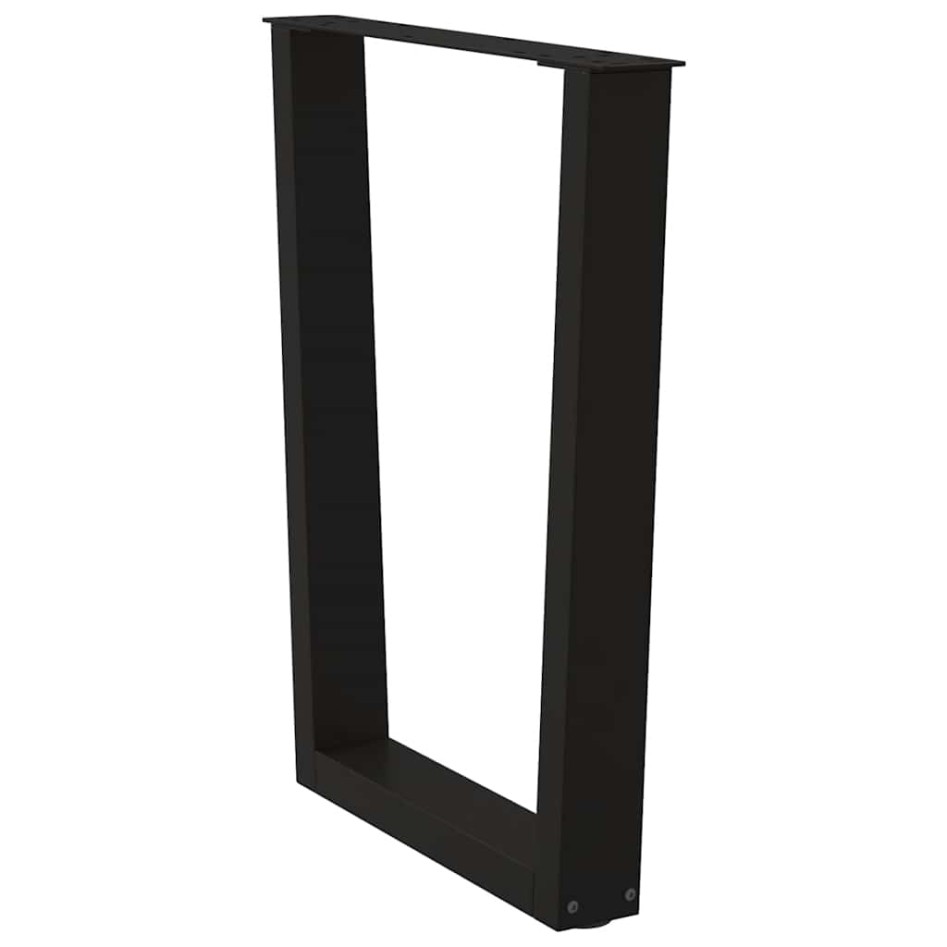 Patas para mesa de comedor en forma de V 3 uds acero