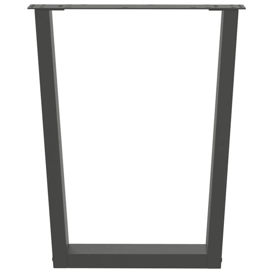 Patas para mesa de comedor en forma de V 3 uds antracita