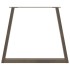 Patas para mesa de comedor en forma de V 3 uds acero