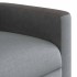 Sillón reclinable de tela gris