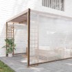 Lona transparente con ojales polietileno 8x12 m