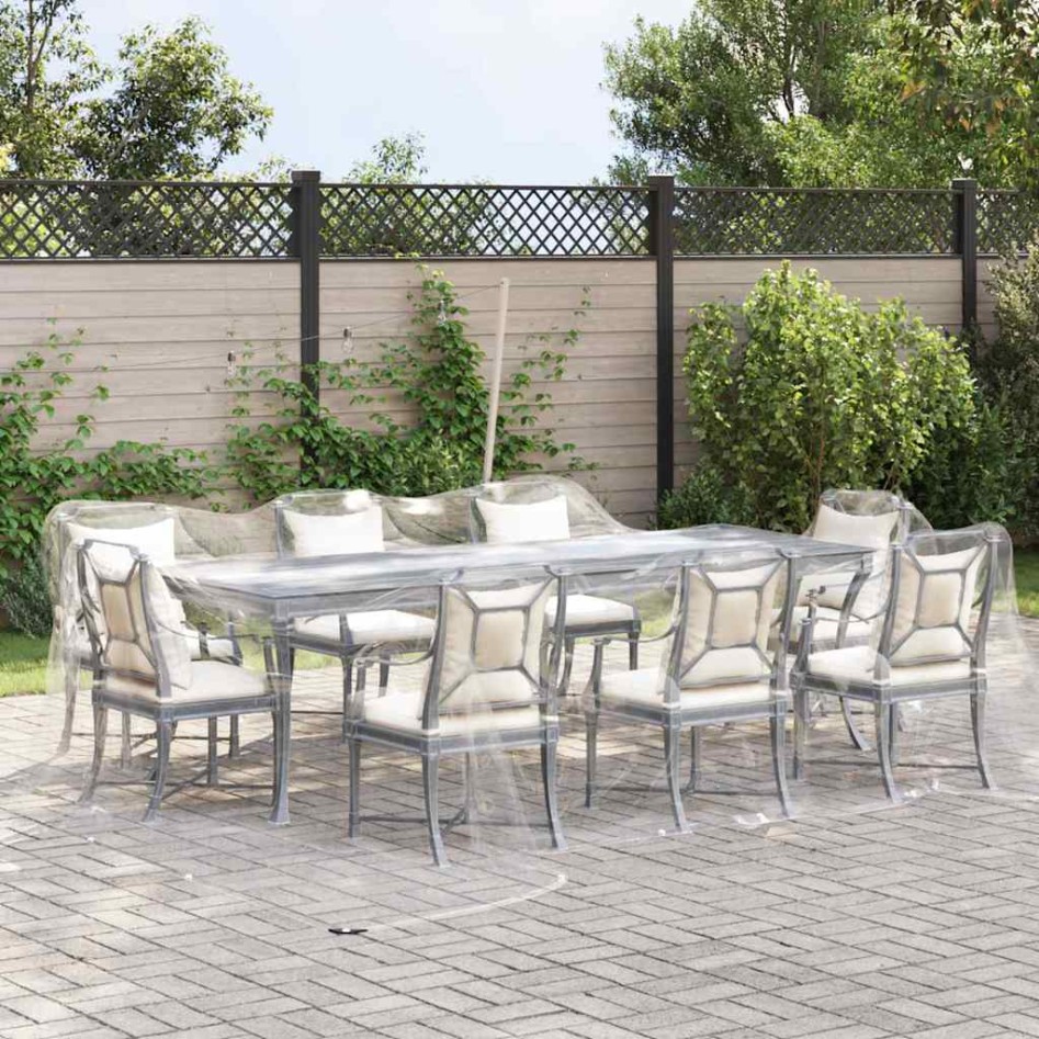 Lona transparente con ojales PVC 6x6