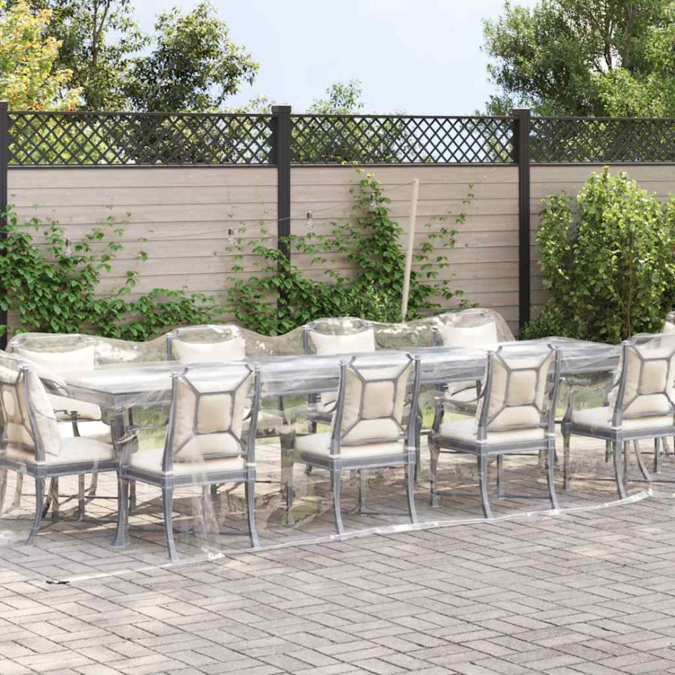 Lona transparente con ojales PVC 3x8