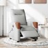 Sillón reclinable de masaje eléctrico tela gris