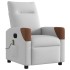 Sillón reclinable de masaje eléctrico tela gris