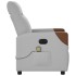 Sillón reclinable de masaje eléctrico tela gris