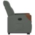 Sillón eléctrico reclinable elevable de tela gris
