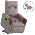 Sillón de masaje eléctrico reclinable elevable tela