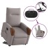 Sillón de masaje eléctrico reclinable elevable tela