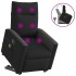 Sillón reclinable de masaje elevable tela