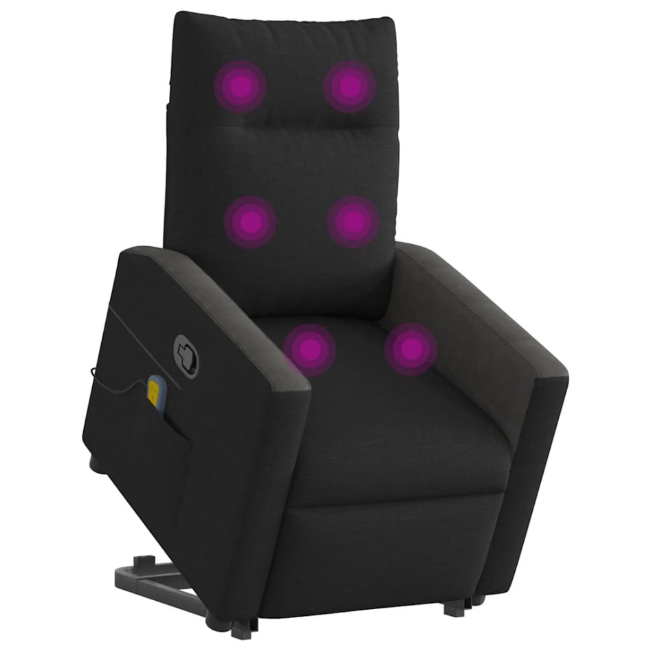 Sillón reclinable de masaje elevable tela