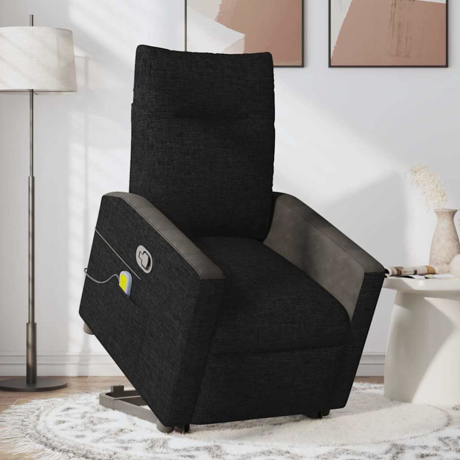 Sillón reclinable de masaje elevable tela