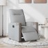 Sillón reclinable eléctrico tela gris