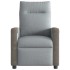 Sillón reclinable eléctrico tela gris