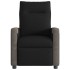 Sillón reclinable eléctrico de tela