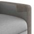 Sillón reclinable elevable de tela gris