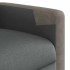 Silla de masaje reclinable de pie de tela gris