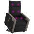 Sillón de masaje eléctrico reclinable elevable tela