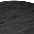 Mesa auxiliar madera maciza de mango negra Ø40x40