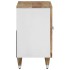 Armario de lavabo para baño madera maciza de mango 62x33x58