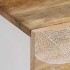 Mesa de centro de madera maciza mango 100x54x40