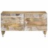 Mesa de centro de madera maciza de mango 80x50x40