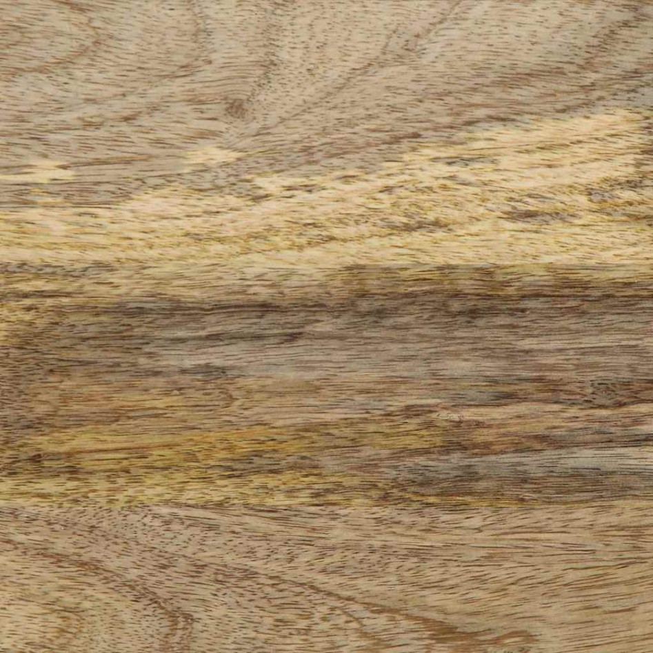 Mesa de centro de madera maciza de mango 80x50x40