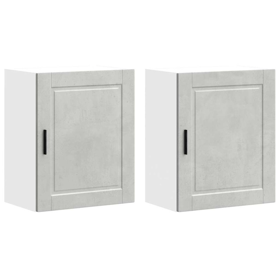 Armarios pared para cocina 2 uds Porto gris