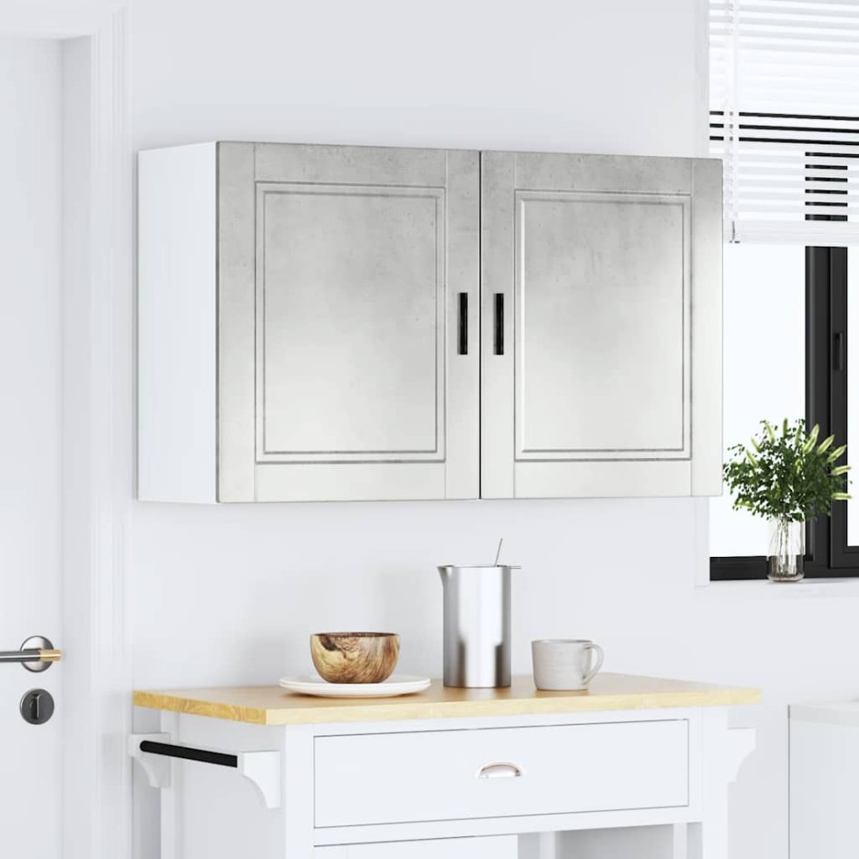 Armarios pared para cocina 2 uds Porto gris