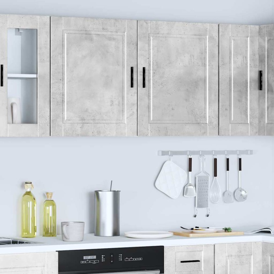 Armarios pared para cocina 2 uds Porto gris