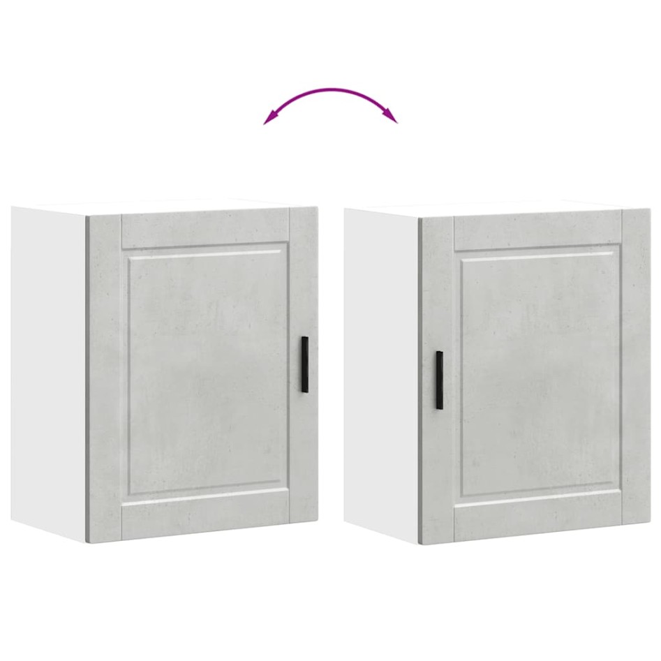 Armarios pared para cocina 2 uds Porto gris