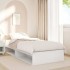 Sofá cama sin colchón madera maciza de pino blanco 90x190