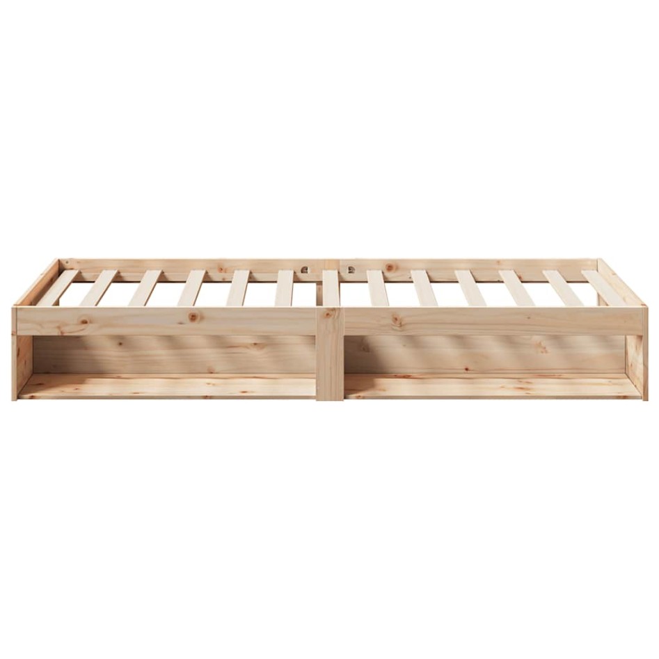Sofá cama sin colchón madera maciza de pino 90x200