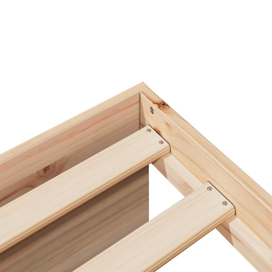 Sofá cama sin colchón madera maciza de pino 90x200