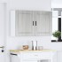 Armarios pared para cocina 2 uds Porto gris