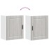 Armarios pared para cocina 2 uds Porto gris