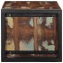 Mueble de TV multicolor 80x30x25 cm madera maciza