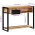Mesa consola madera maciza mango 100x35x75