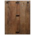 Mesilla de noche multicolor 60x32x80 cm madera maciza