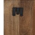 Mesilla de noche multicolor 60x32x80 cm madera maciza