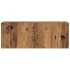 Conjunto de mueble de TV 7 piezas montado la pared madera