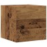 Conjunto de mueble de TV 6 piezas montado la pared madera