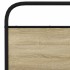 Estructura de cama sin colchón 160x200 cm madera roble