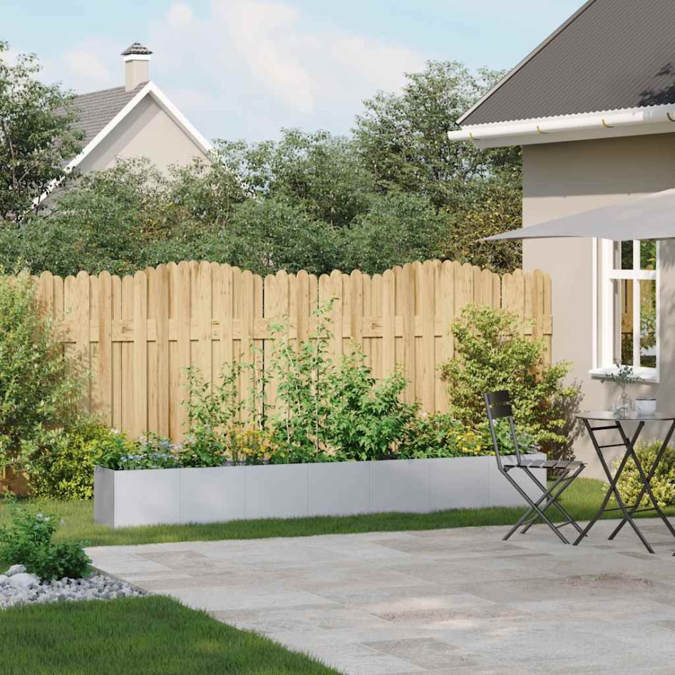 Jardinera 280x40x40 cm de acero