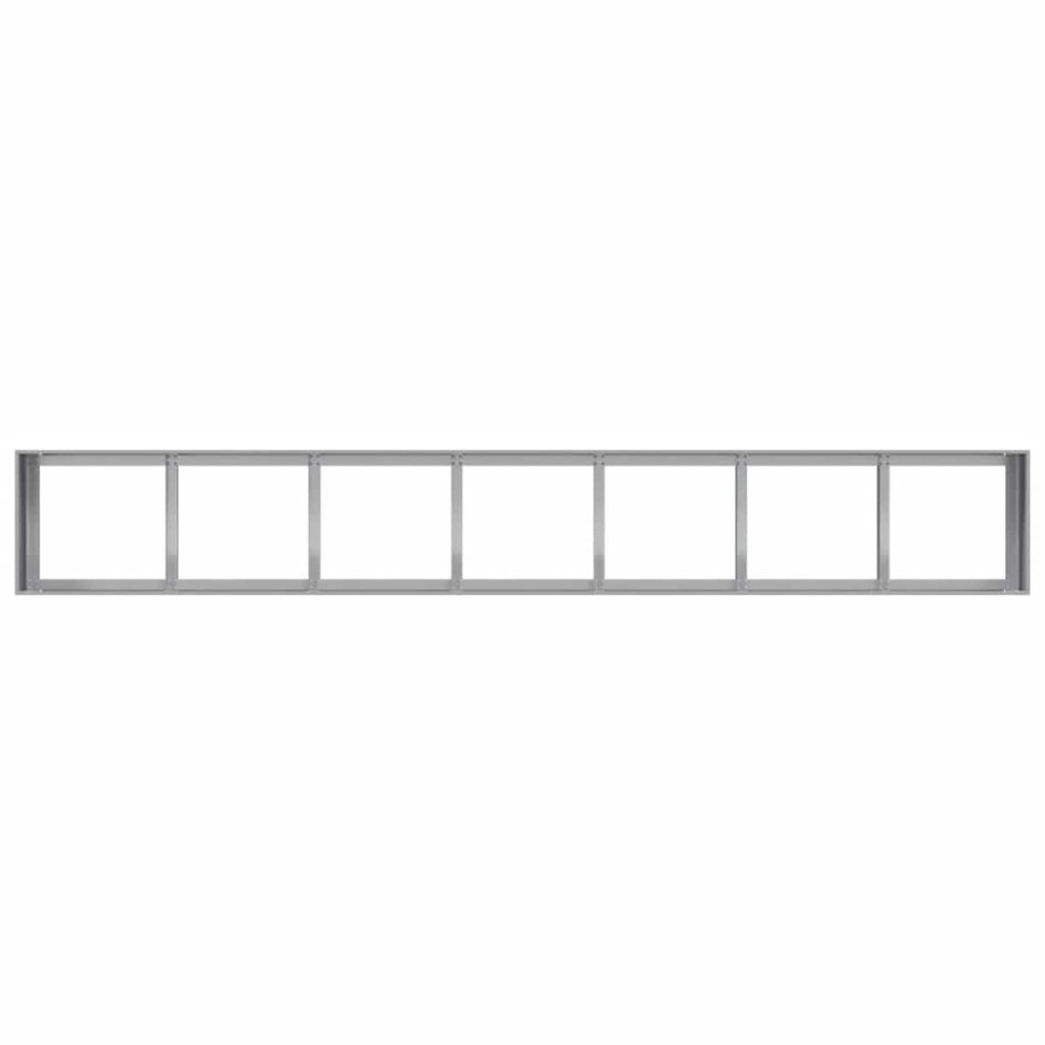 Jardinera 280x40x40 cm de acero