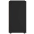 Aparador VISNES negro 60x40x73 cm madera de