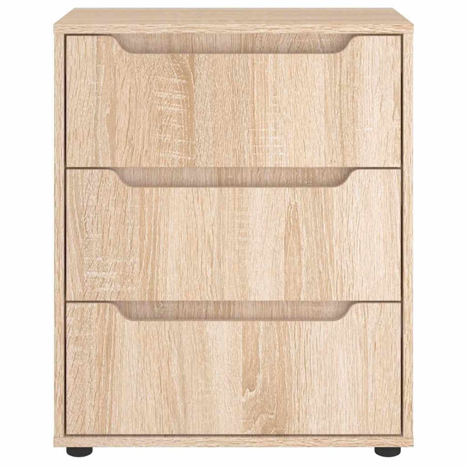 Aparador VISNES roble sonoma 60x40x73 cm madera de