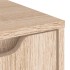 Aparador VISNES roble sonoma 60x40x73 cm madera de