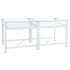 Soporte pedestal doble lavadora con estantes extraíbles